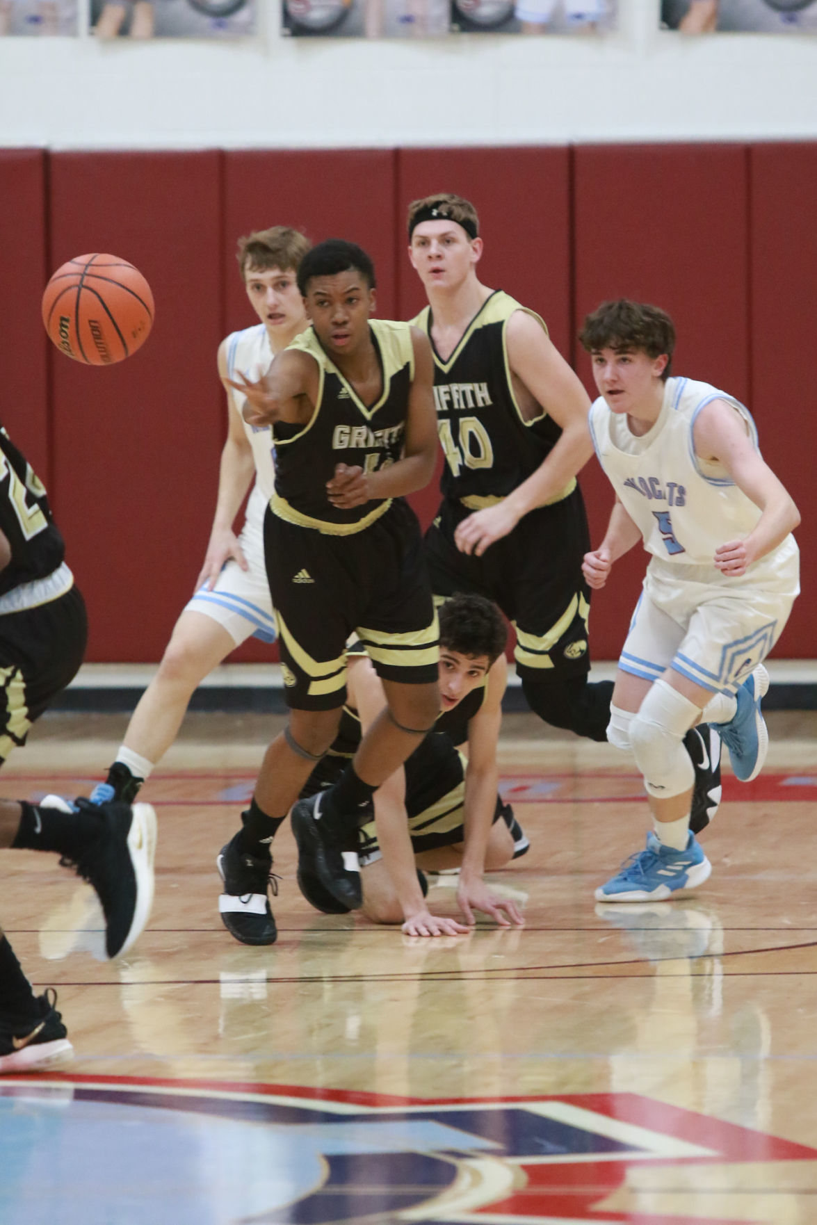 Gallery: Boys basketball - Griffith at Hanover Central